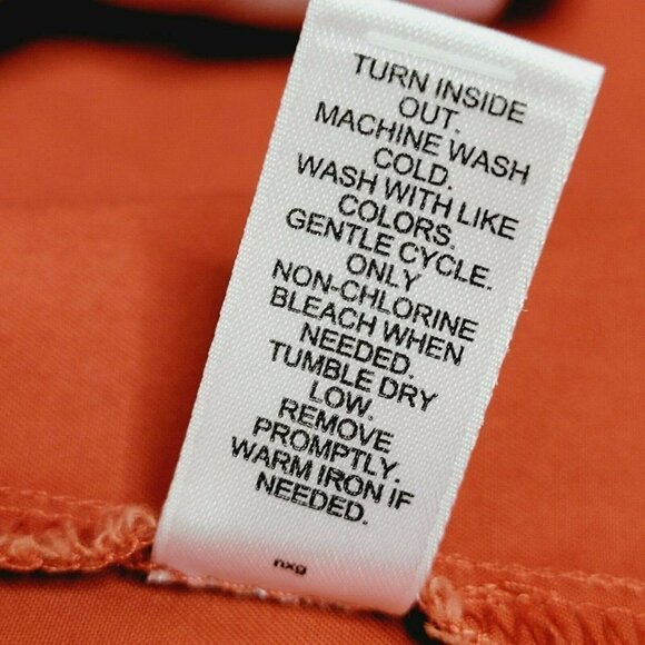 Cato Burnt Orange Sleeveless Belted Cargo Utility Top Size Small - Picture 6 of 12